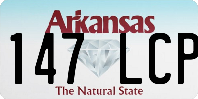 AR license plate 147LCP