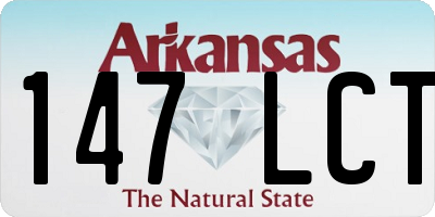 AR license plate 147LCT