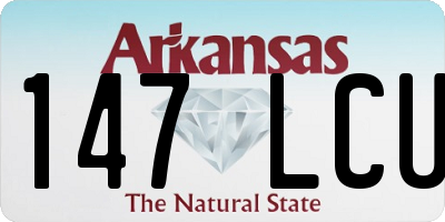 AR license plate 147LCU