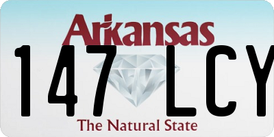 AR license plate 147LCY