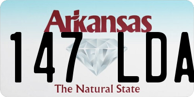 AR license plate 147LDA