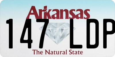 AR license plate 147LDP