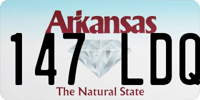AR license plate 147LDQ