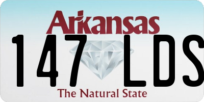 AR license plate 147LDS