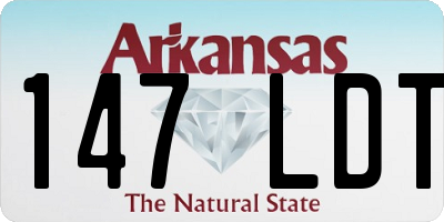 AR license plate 147LDT