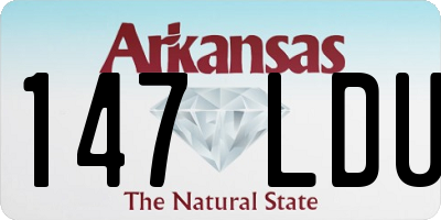 AR license plate 147LDU