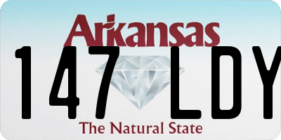 AR license plate 147LDY