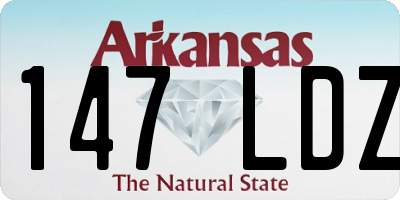 AR license plate 147LDZ