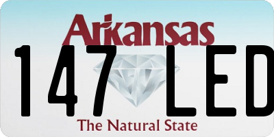 AR license plate 147LED