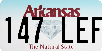 AR license plate 147LEF
