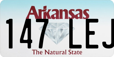 AR license plate 147LEJ
