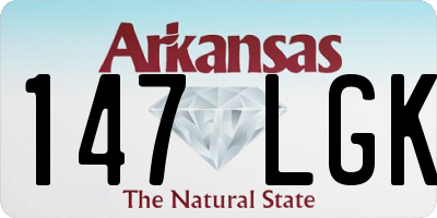 AR license plate 147LGK