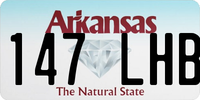 AR license plate 147LHB