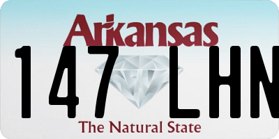 AR license plate 147LHN