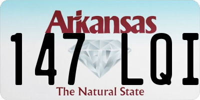 AR license plate 147LQI