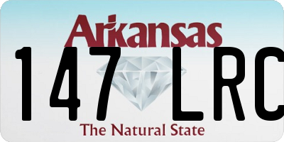 AR license plate 147LRC