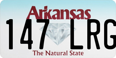 AR license plate 147LRG