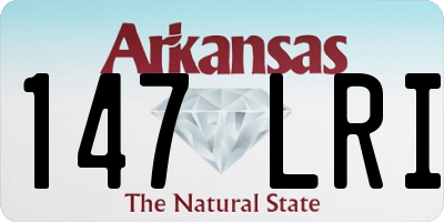 AR license plate 147LRI