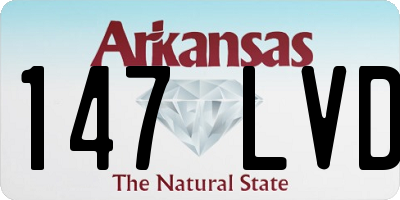 AR license plate 147LVD