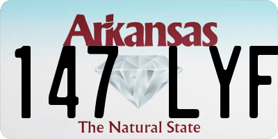 AR license plate 147LYF