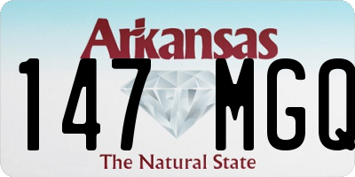 AR license plate 147MGQ