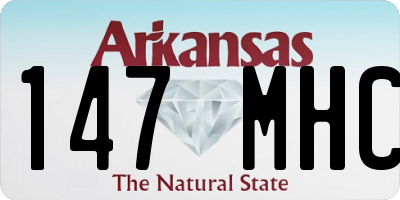 AR license plate 147MHC
