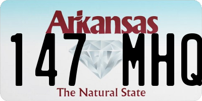 AR license plate 147MHQ