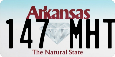 AR license plate 147MHT