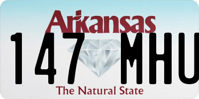 AR license plate 147MHU