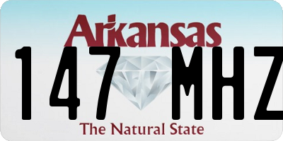 AR license plate 147MHZ