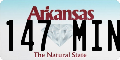 AR license plate 147MIN