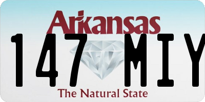 AR license plate 147MIY