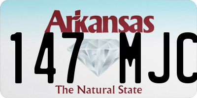 AR license plate 147MJC