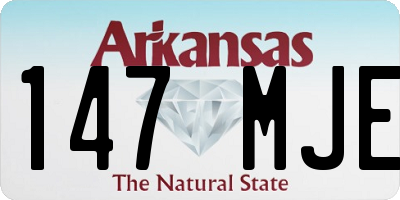 AR license plate 147MJE