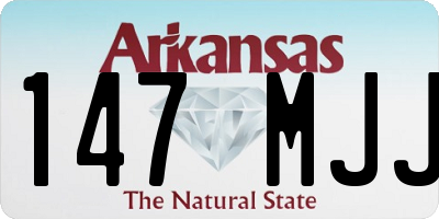 AR license plate 147MJJ