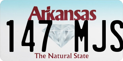 AR license plate 147MJS