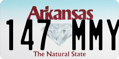 AR license plate 147MMY
