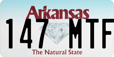 AR license plate 147MTF
