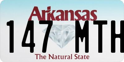 AR license plate 147MTH