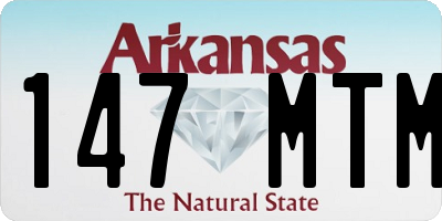 AR license plate 147MTM