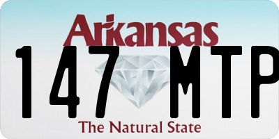 AR license plate 147MTP