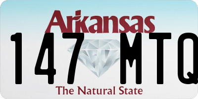 AR license plate 147MTQ