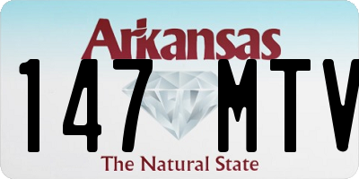 AR license plate 147MTV