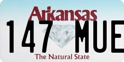 AR license plate 147MUE