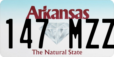 AR license plate 147MZZ