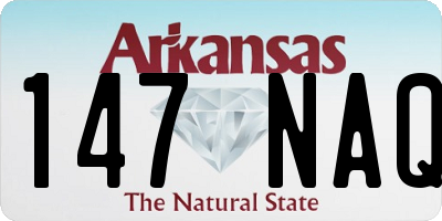 AR license plate 147NAQ