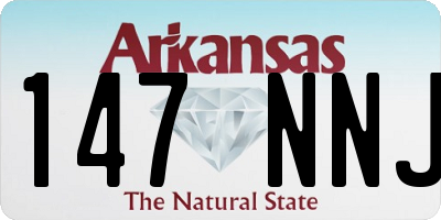 AR license plate 147NNJ