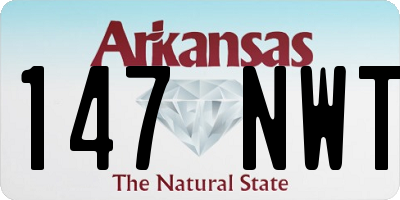 AR license plate 147NWT