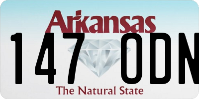 AR license plate 147ODN