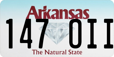 AR license plate 147OII